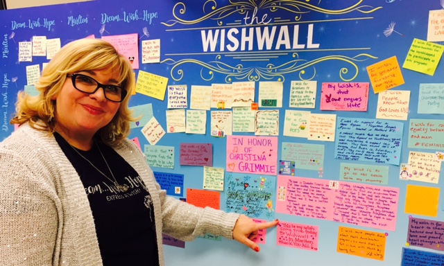 The Wishwall granted by the Wishwall Foundation