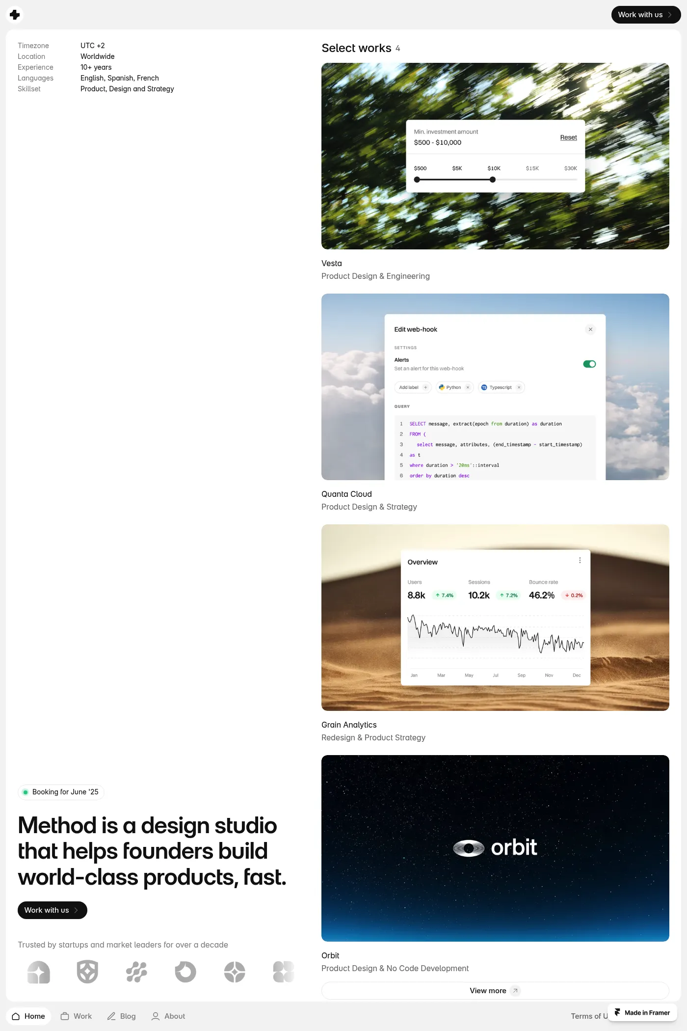 Method template screenshot