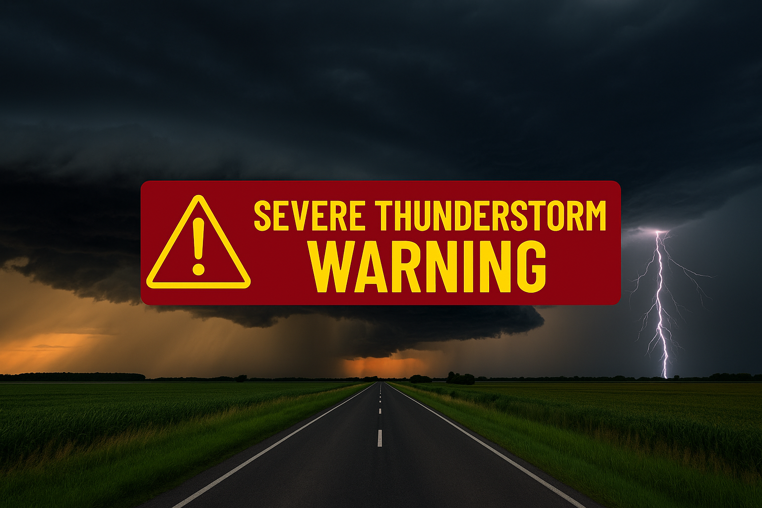 severe thunderstorm warning