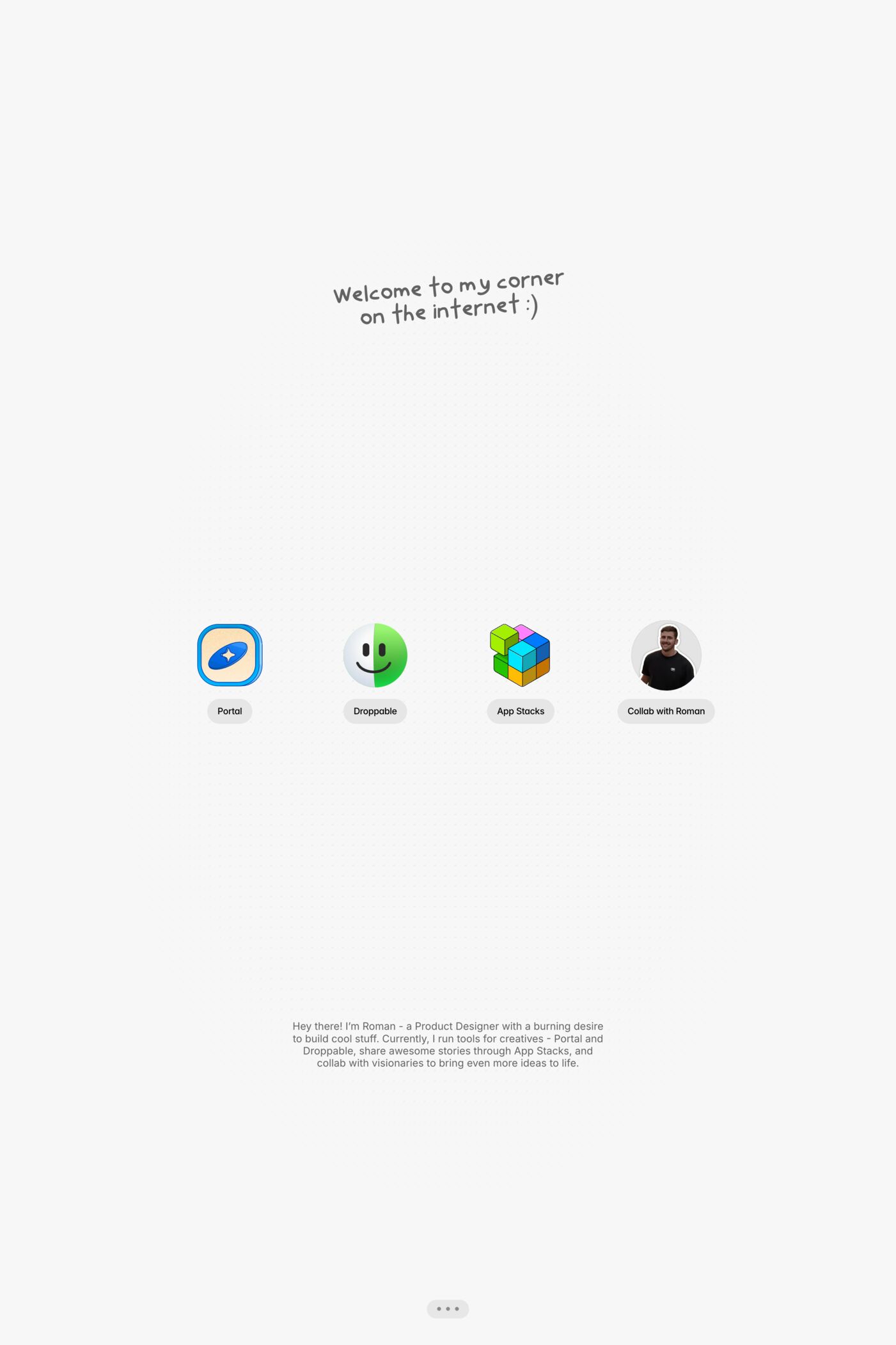 Roman Tesliuk website screenshot