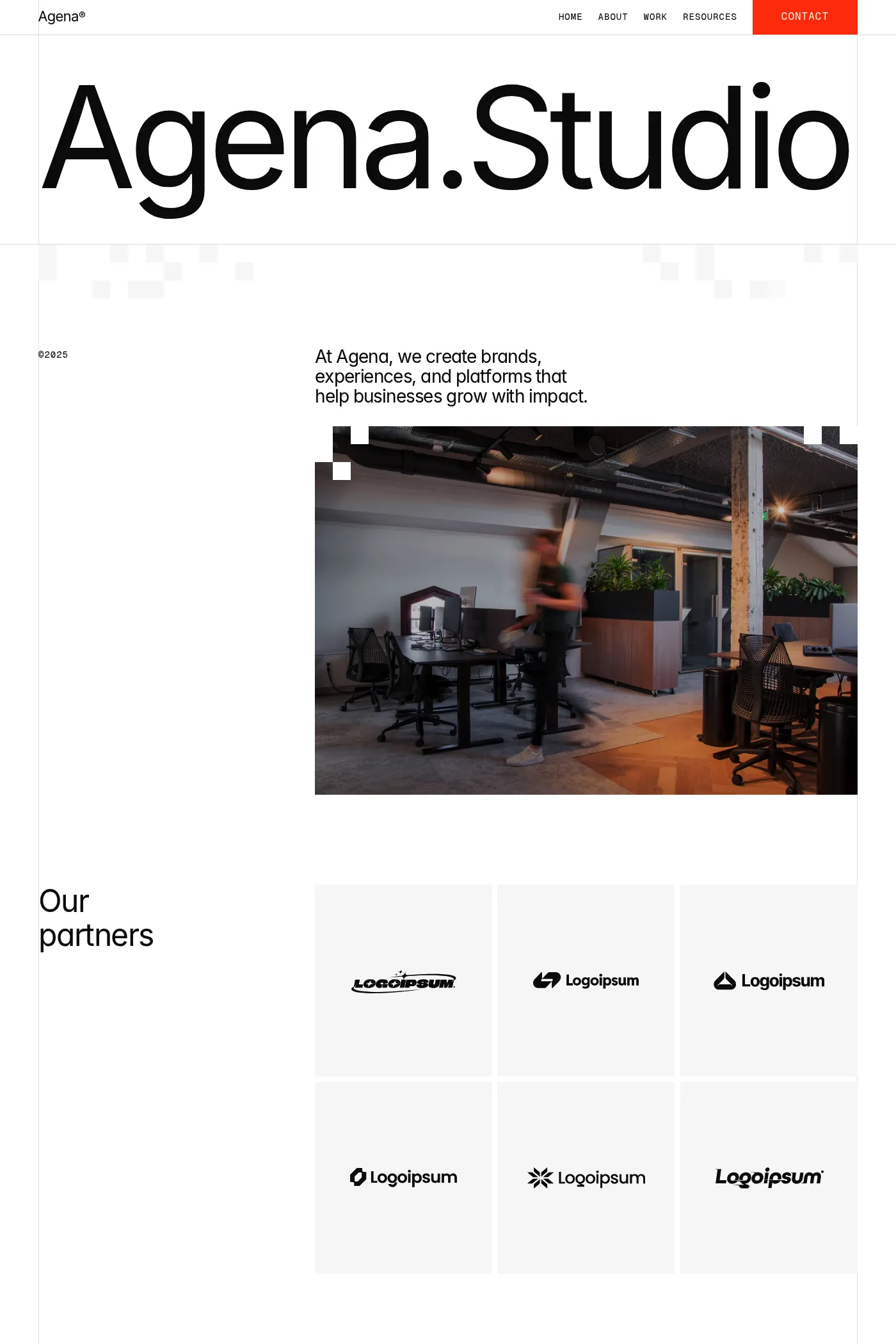 Agena template screenshot