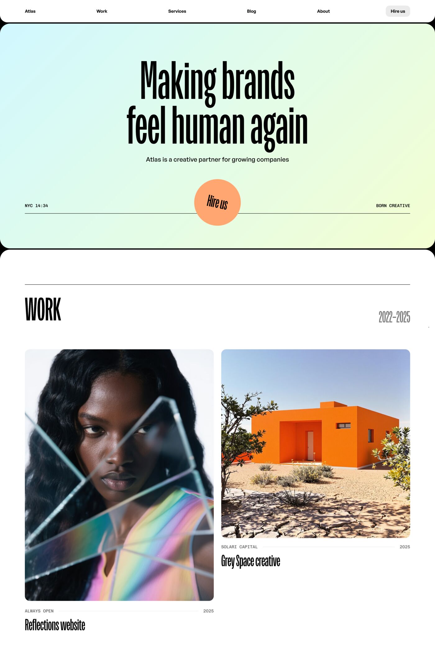 Atlas Studio template screenshot