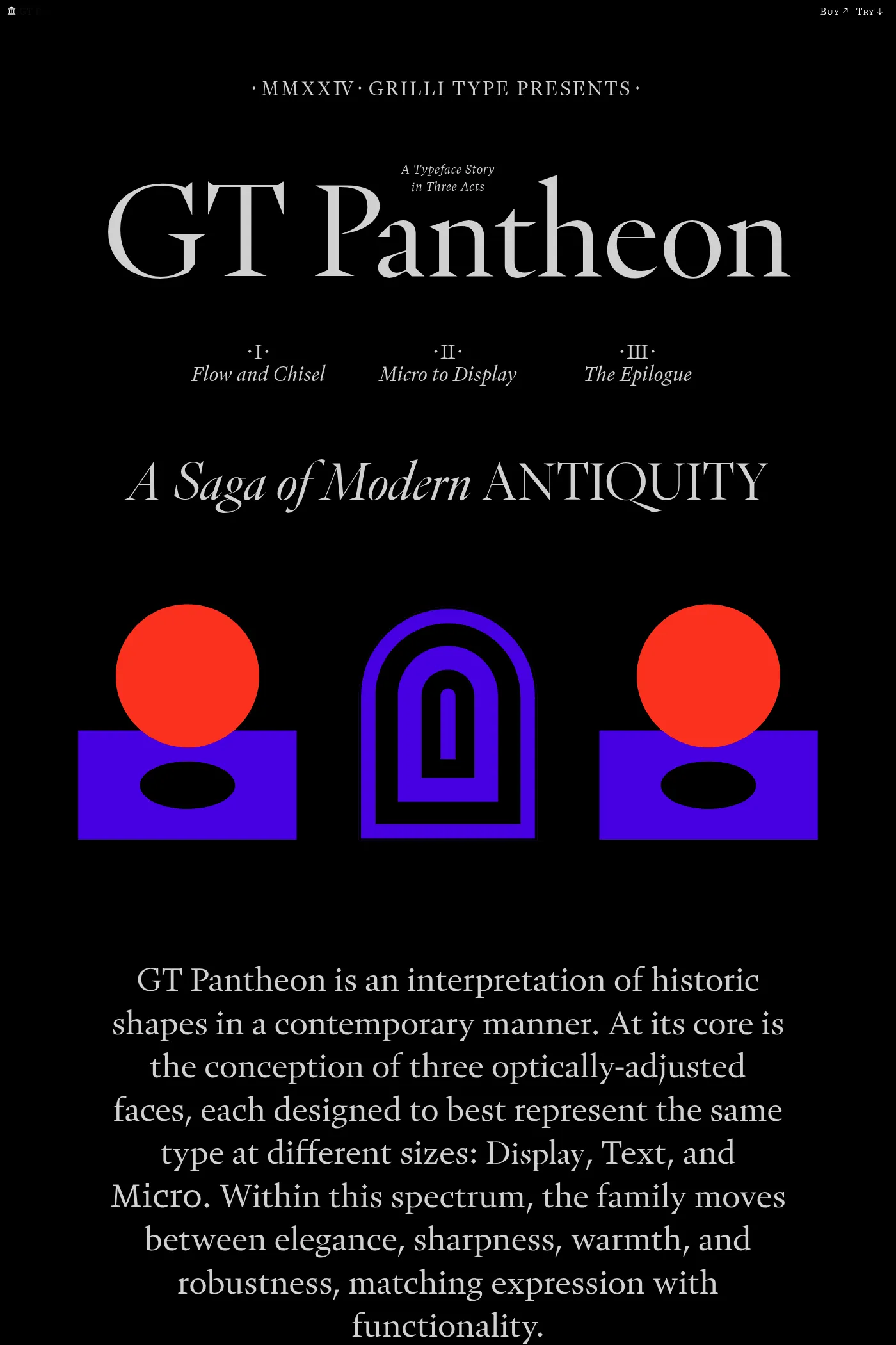 GT Pantheon website screenshot