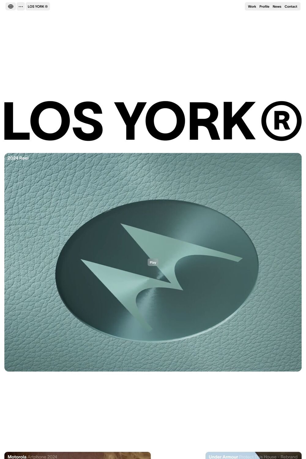 Los York website screenshot