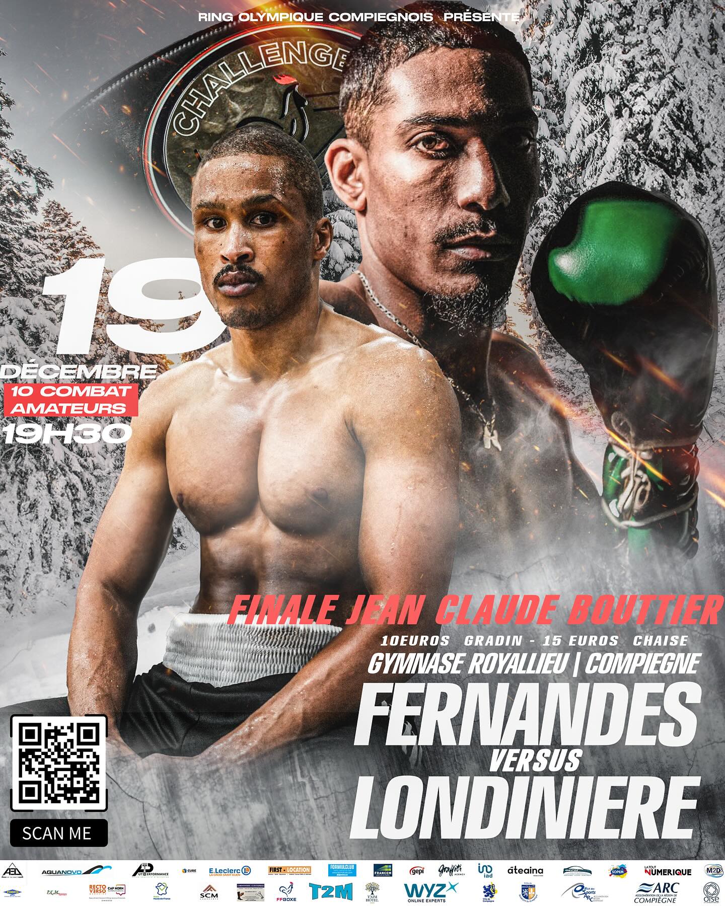 Un grand gala de boxe à Compiègne : rendez-vous le 19 décembre 2025