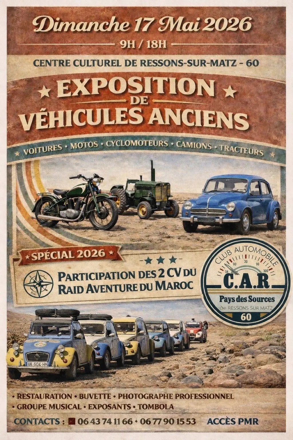 Exposition de Véhicules Anciens - Ressons-sur-Matz