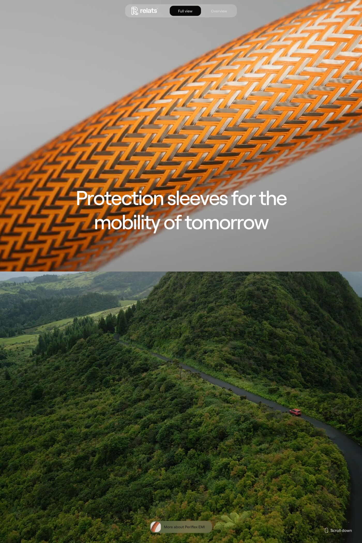 Relats website screenshot