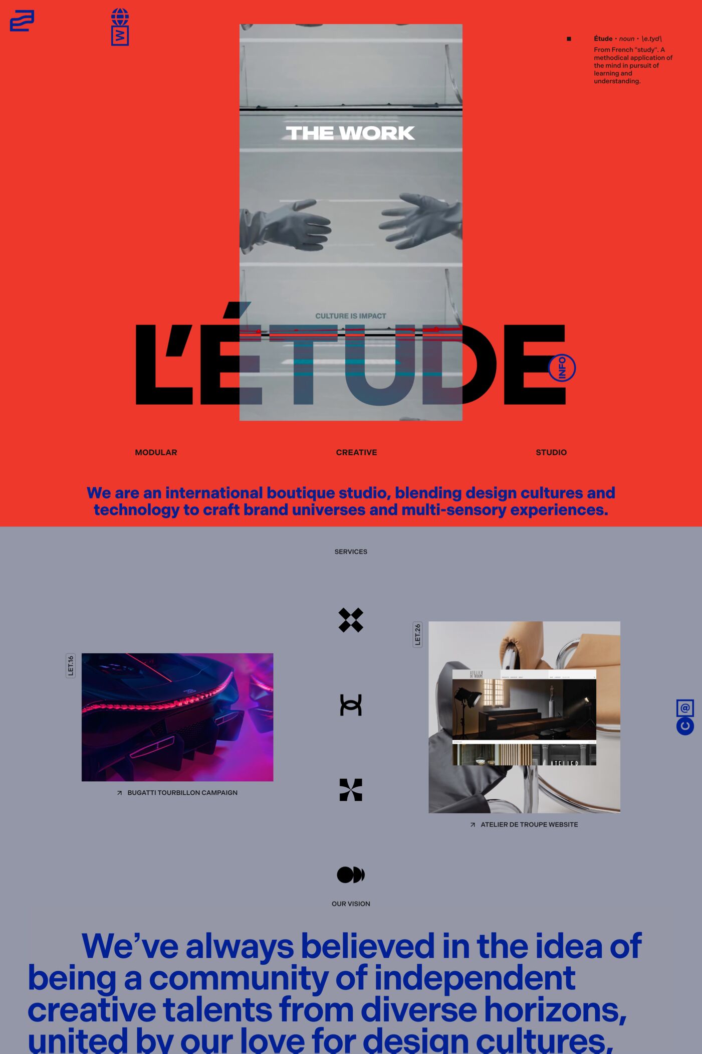 L'Étude website screenshot
