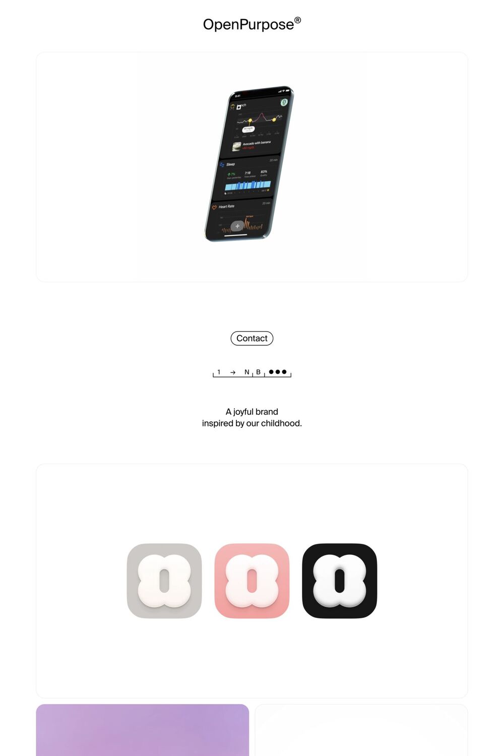 Open Purpose website screenshot