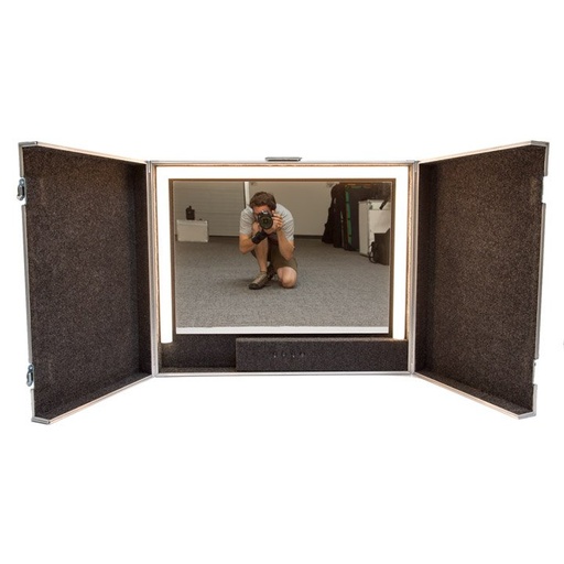 MAKE UP MIRROR IN FLIGHT CASE