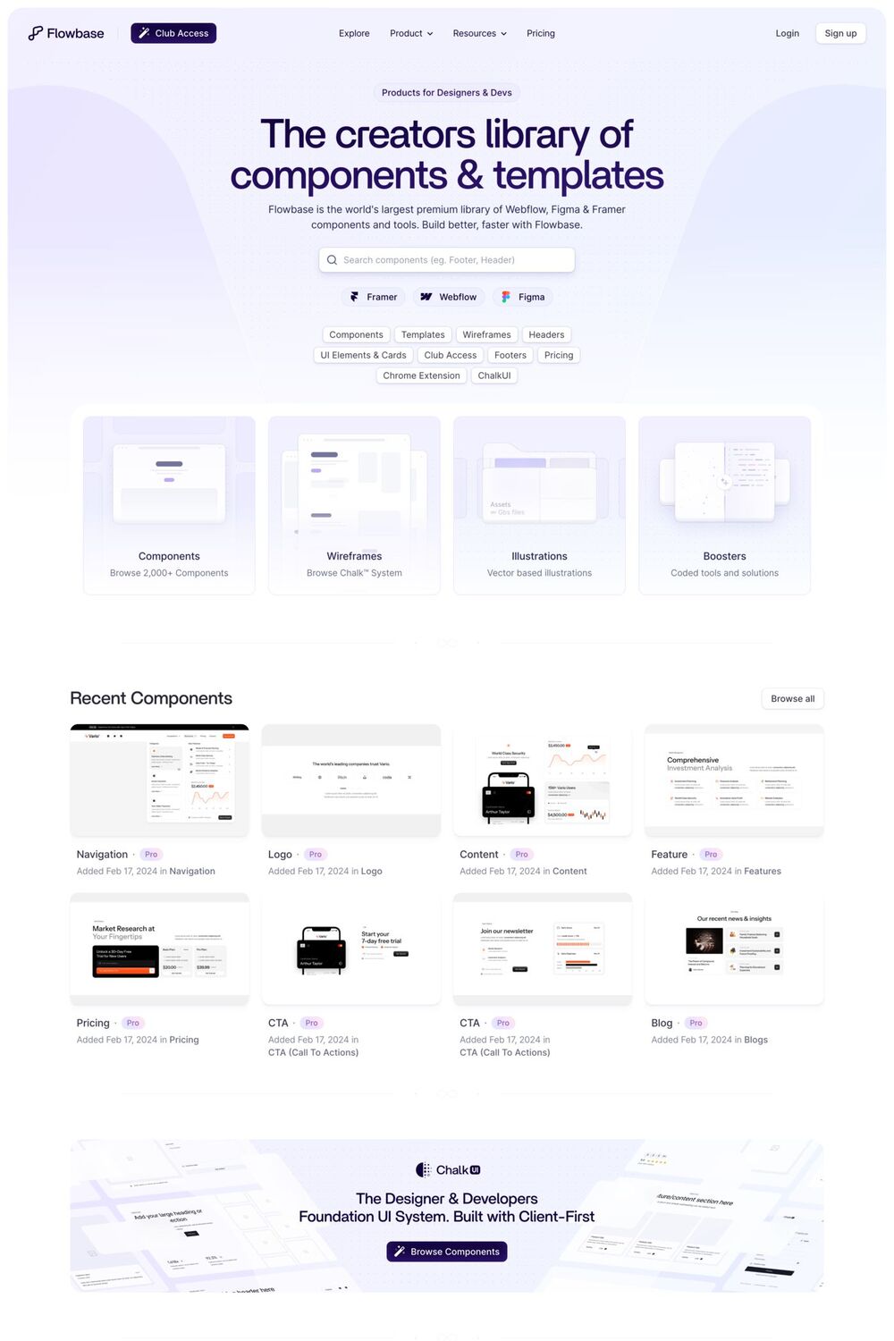 Flowbase website screenshot