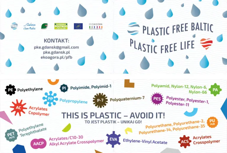 Pocket booklet with plastics abbreviations - Plastic Free Baltic