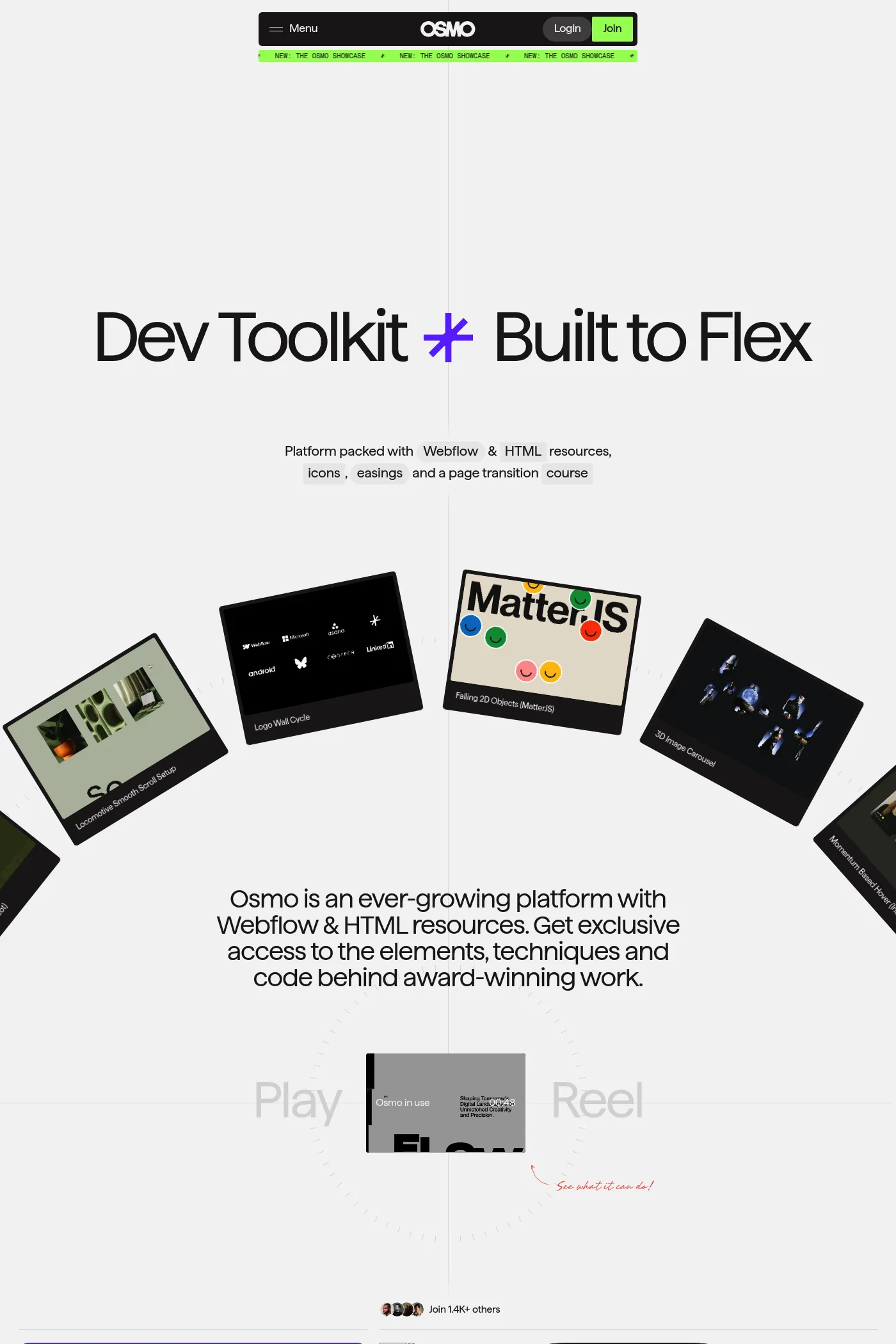 Osmo website screenshot