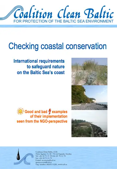 Checking coastal conservation - report