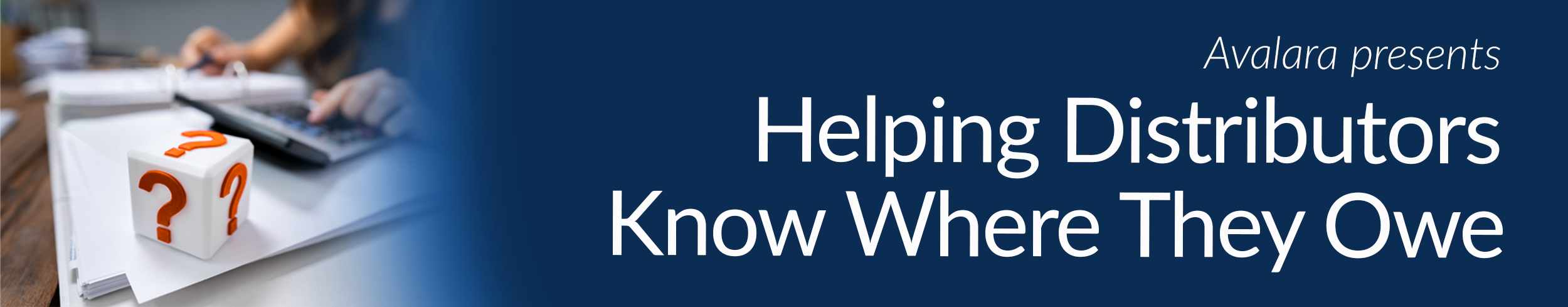 Helping Distributors Know Where They Owe!
