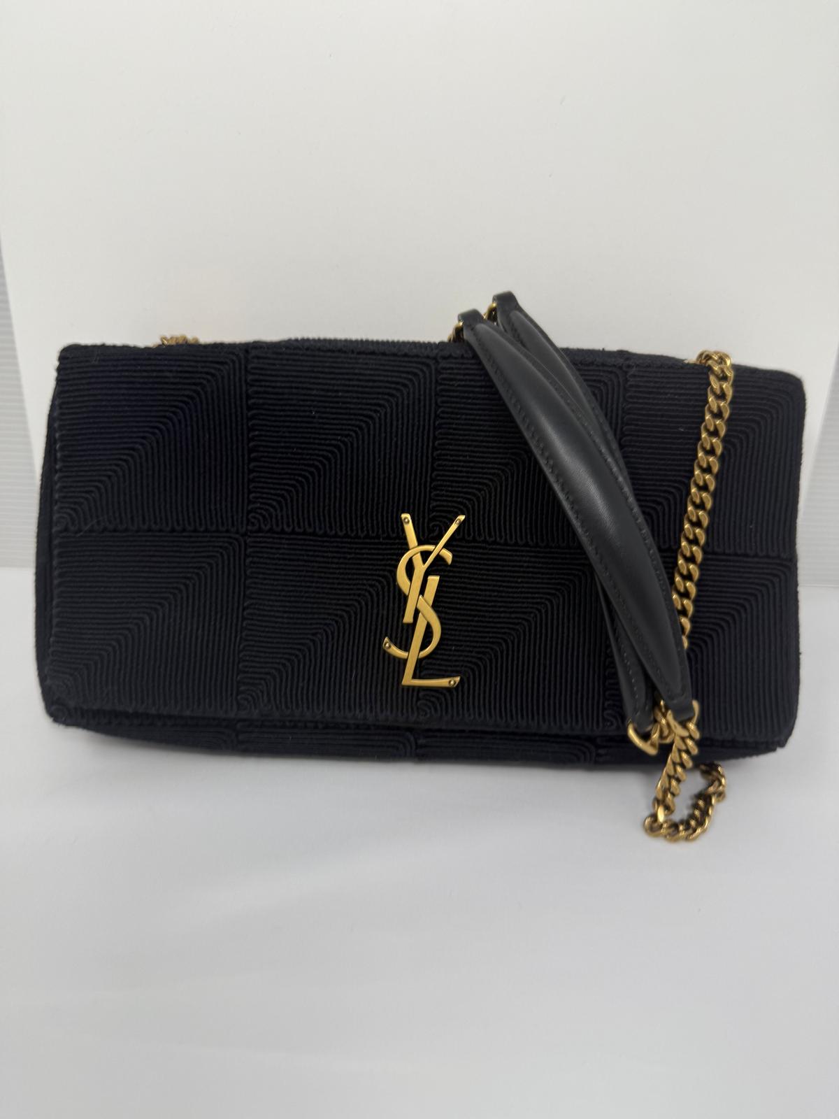 Saint Laurent Jamie Medium Bag – Black/Gold