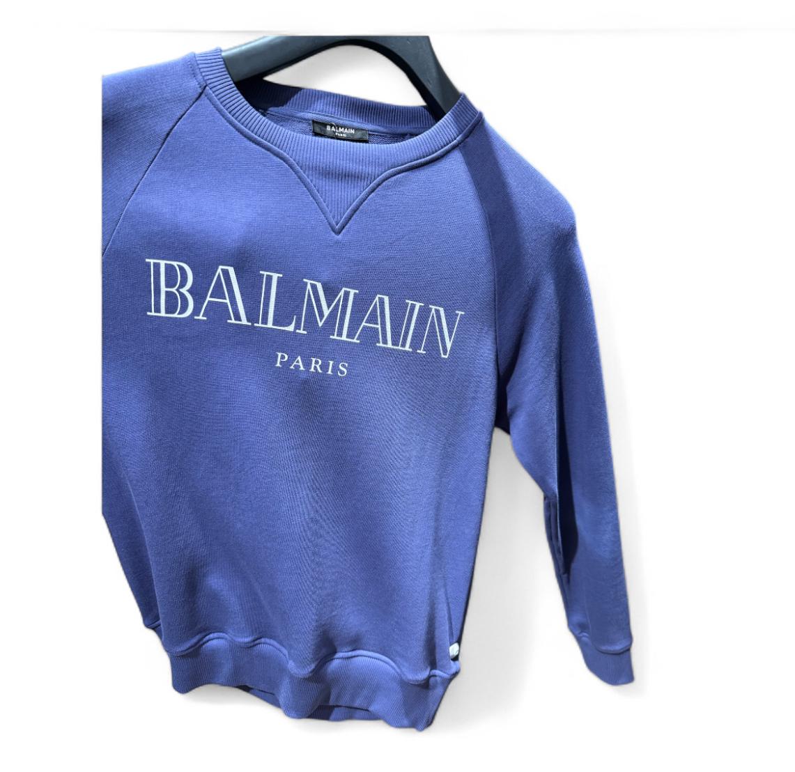 Balmain Women’s Purple Crewneck Sweatshirt