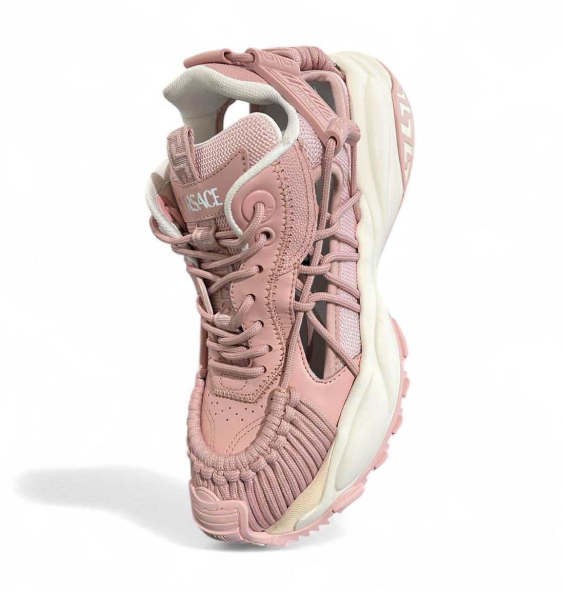 Versace Odissea Sneakers – Pink Leather & Mesh