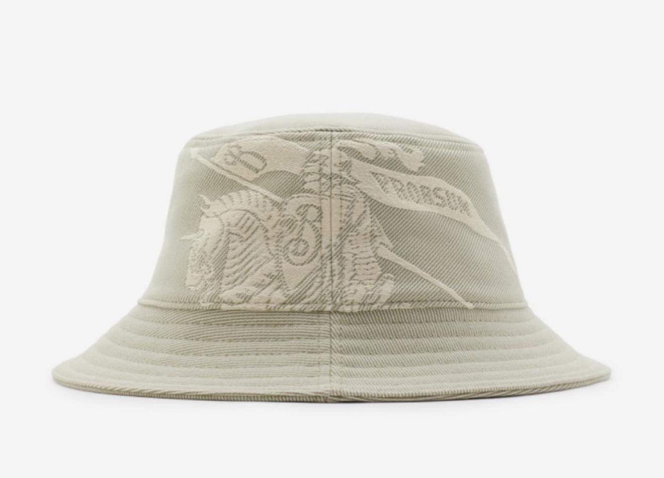 Burberry Equestrian Knight Bucket Hat – Beige