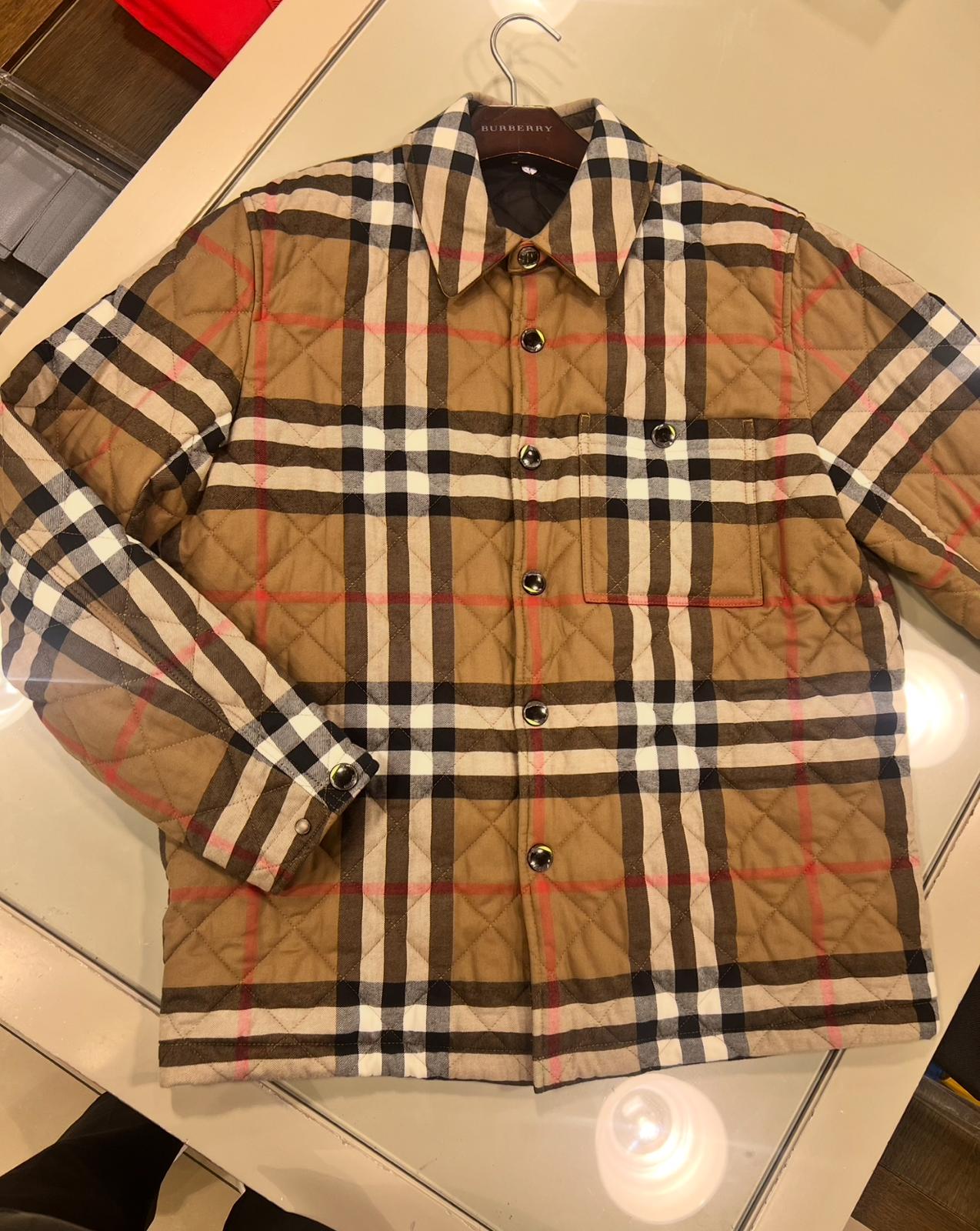 Burberry Quilted Vintage Check Jacket
