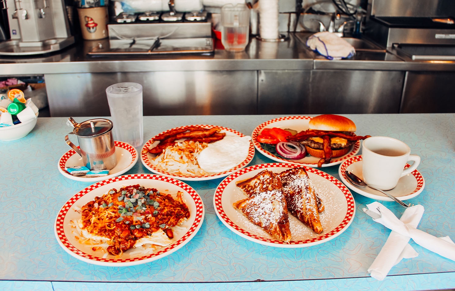 Burgers made to order in Columbia, MO.