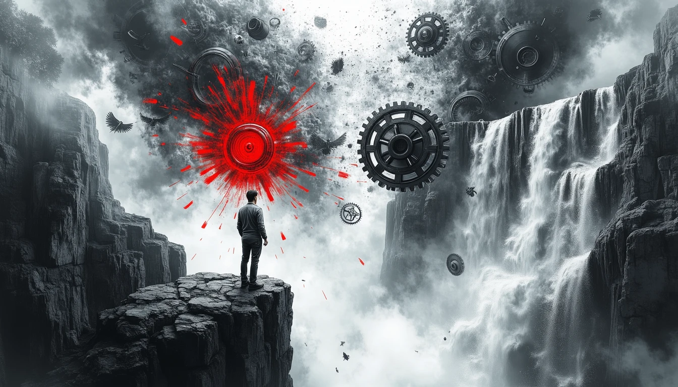 Human intuition collaborating with technological boundaries