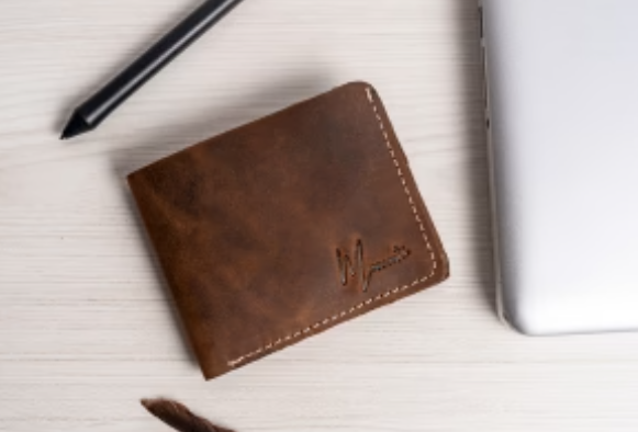 Billetera de cuero 