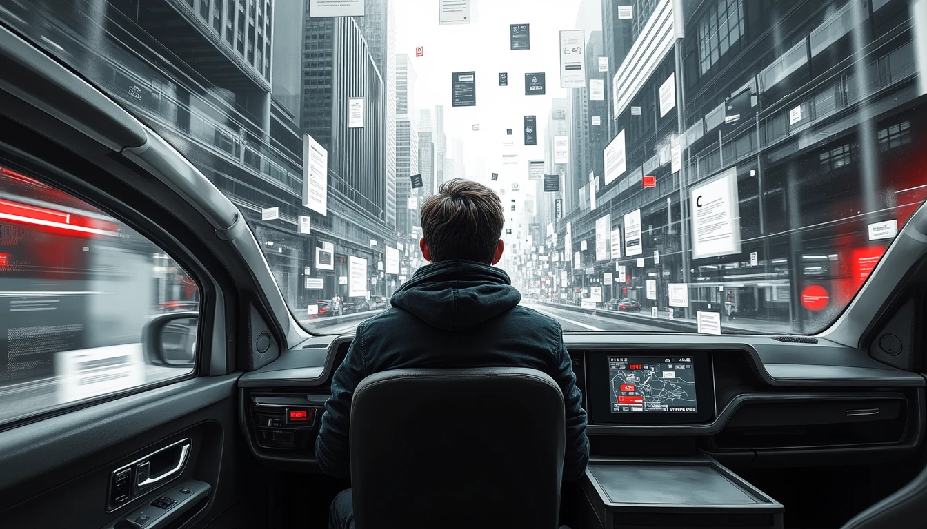 Driver navigating advanced autonomous vehicle safety systems