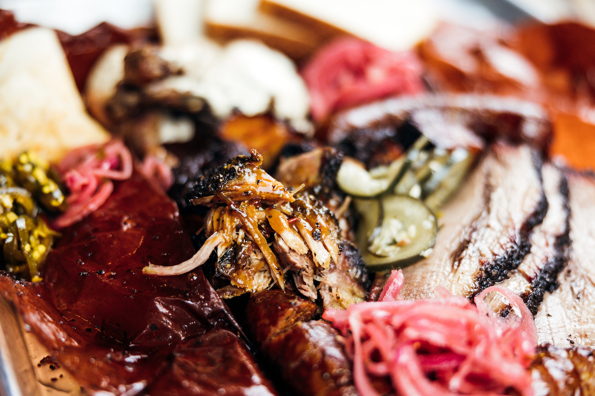 BBQ Platter at Bud's Classic BBQ in Columbia, MO.