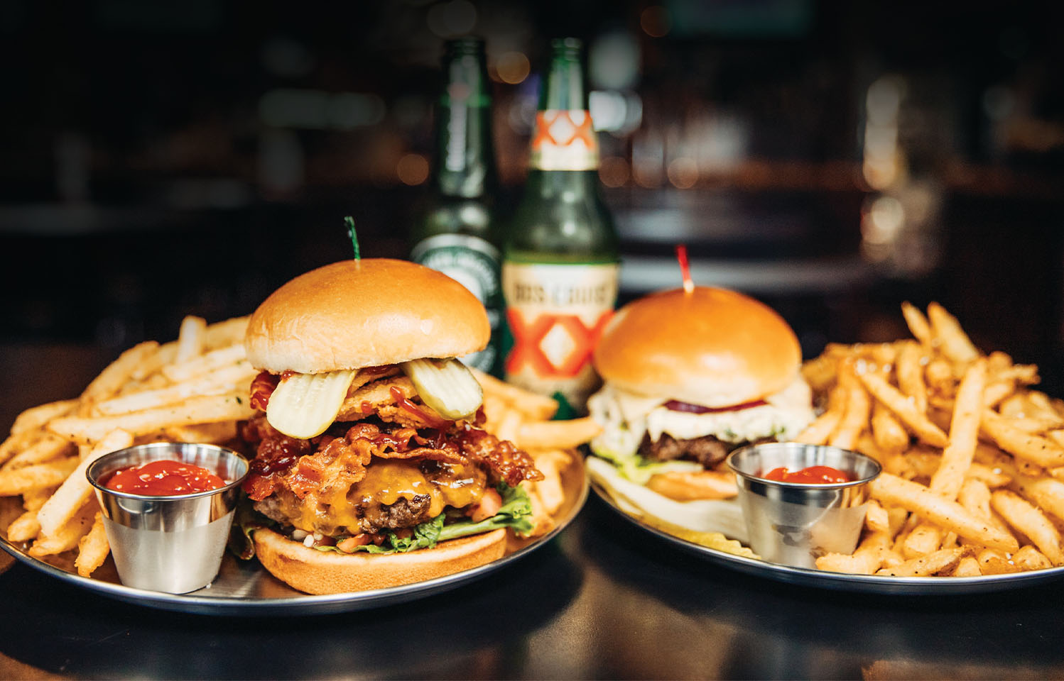 Burgers made to order in Columbia, MO.