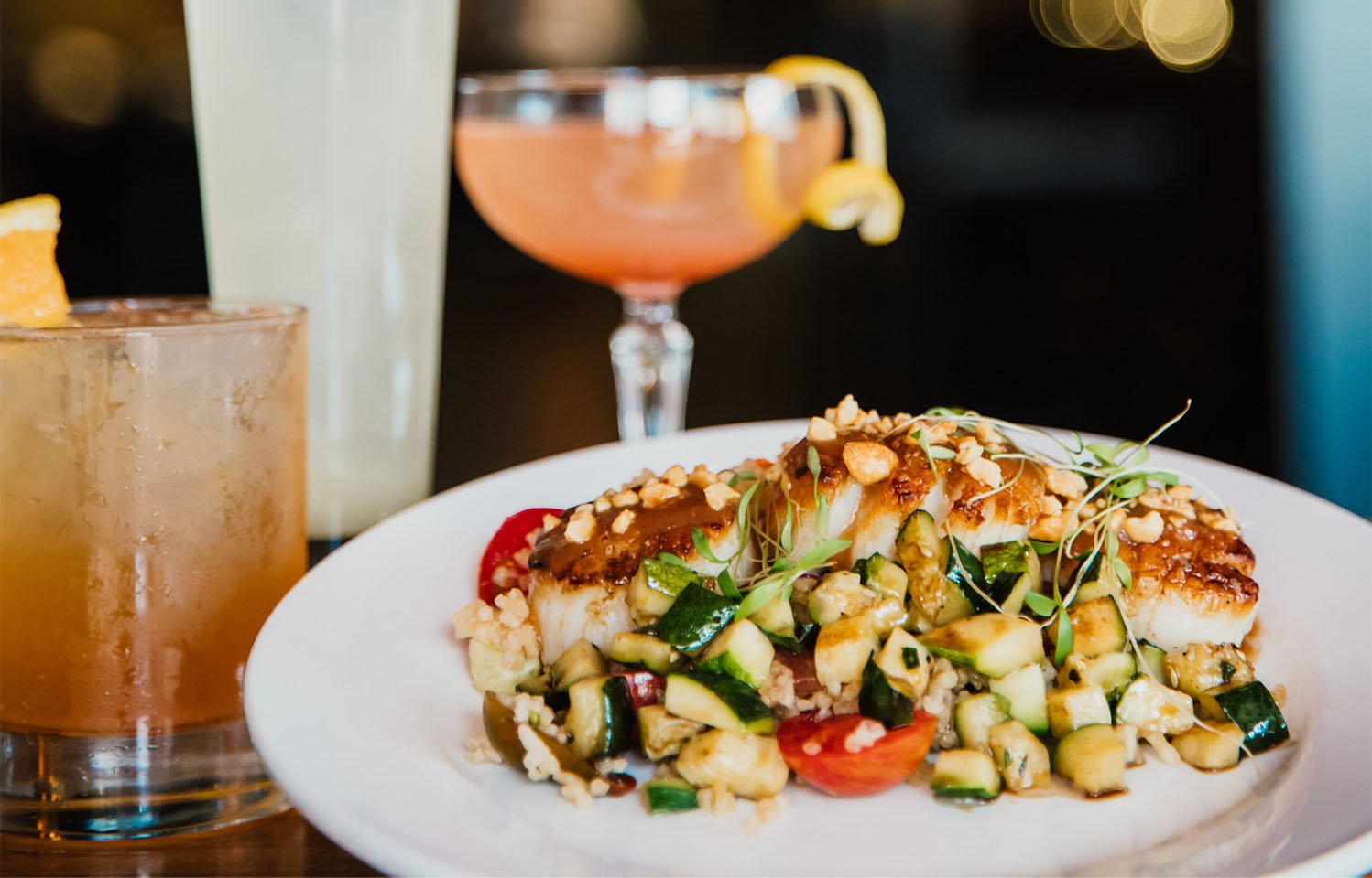 Enjoy a delicious meal and classy cocktail at Sycamore in Columbia, MO.