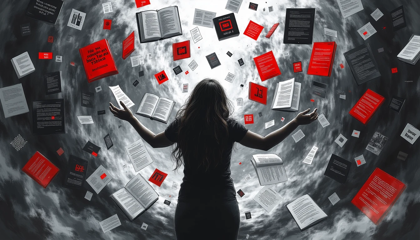 Woman bridging cultural communication through dynamic language elements