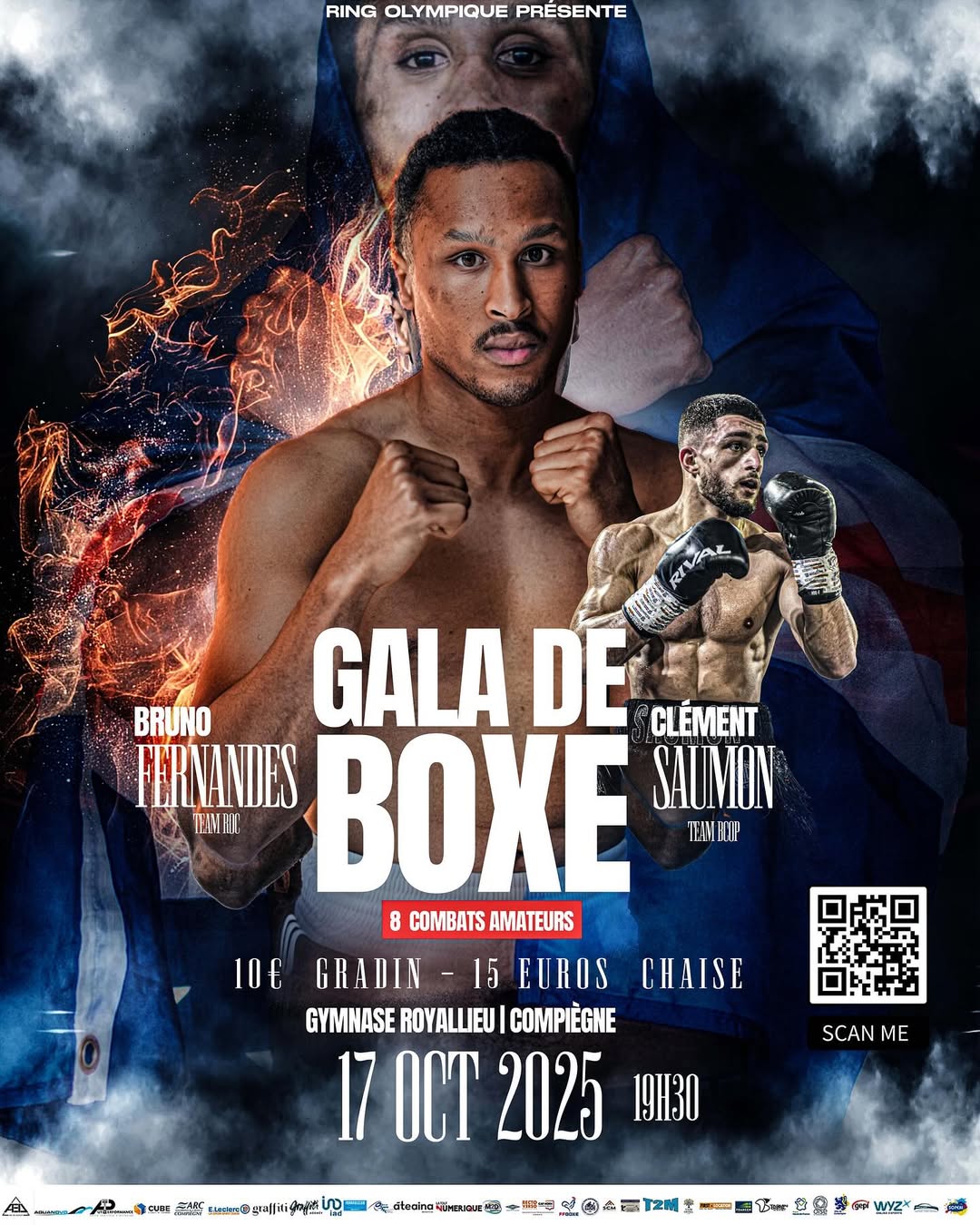 Une soirée boxe exceptionnelle à Compiègne !