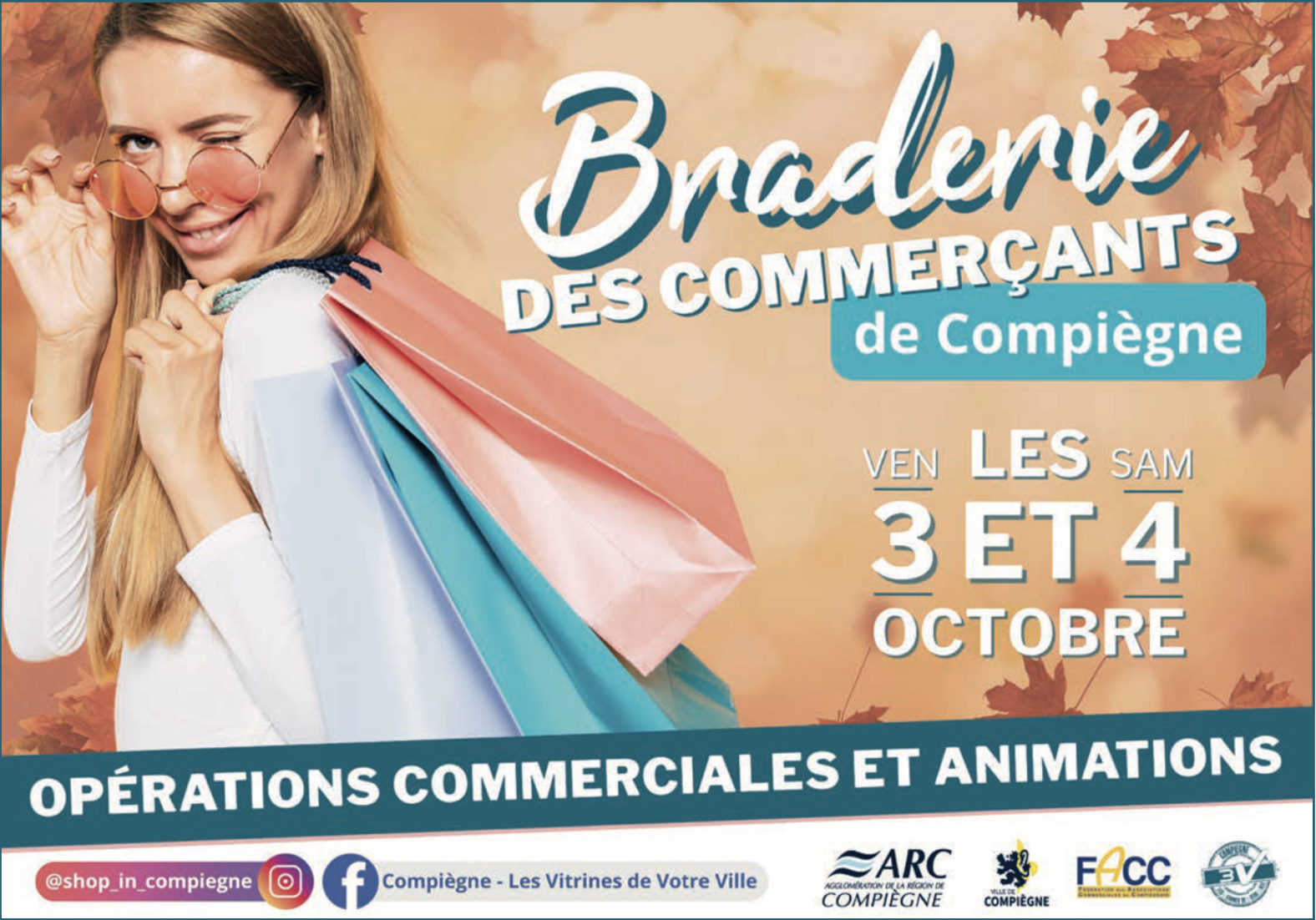 Braderie des commerçants de Compiègne – 3 & 4 octobre 2025