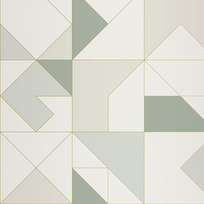 MONDRIAN TURQUOISE VEGGFÓÐUR