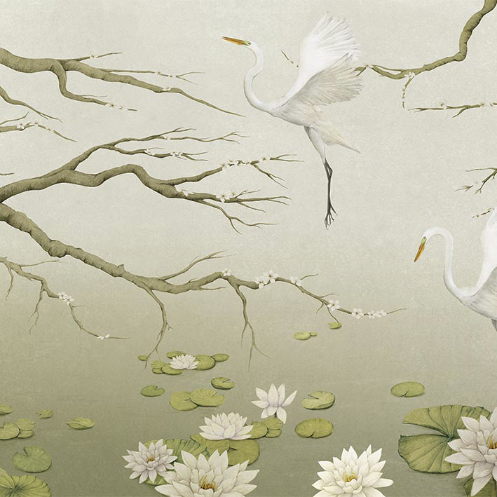 NYMPH GREEN VEGGFÓÐUR