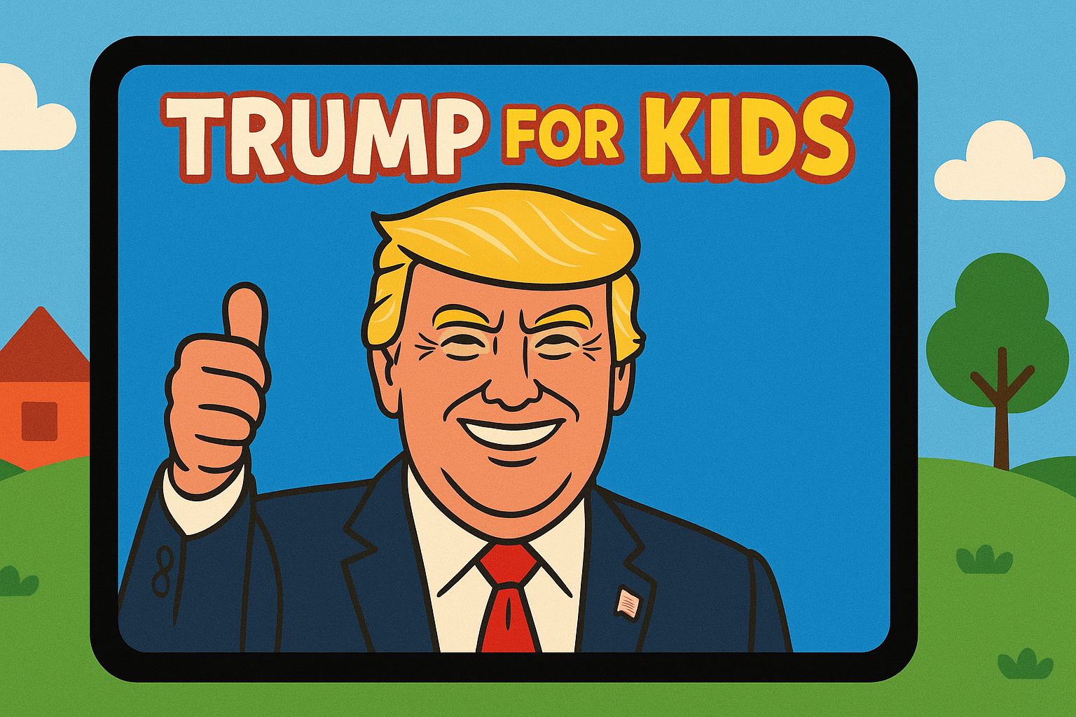 trump account for kids