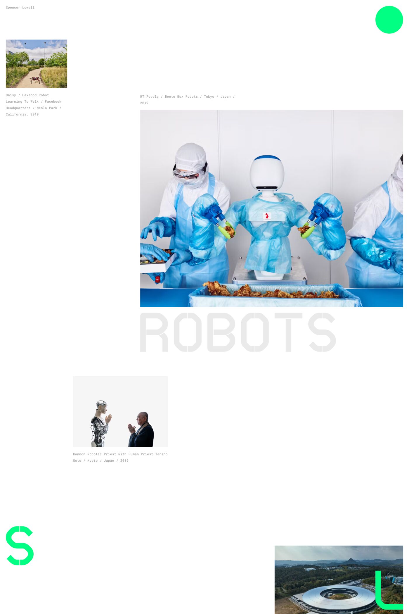 Spencer Lowell website screenshot