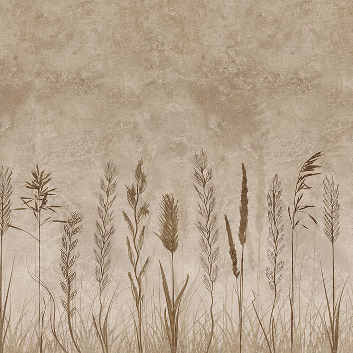 ISAURA BROWN VINYL VEGGFÓÐUR