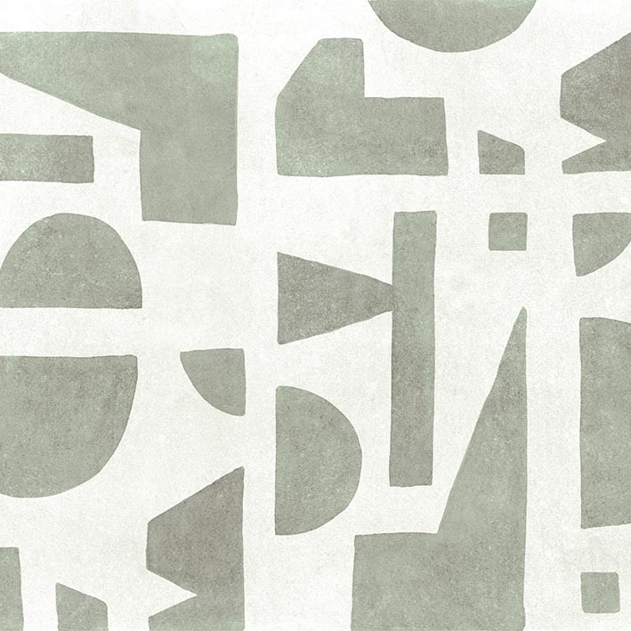 ABSTRACT GREEN VEGGFÓÐUR