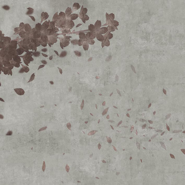 AKINA DARK VINYL VEGGFÓÐUR