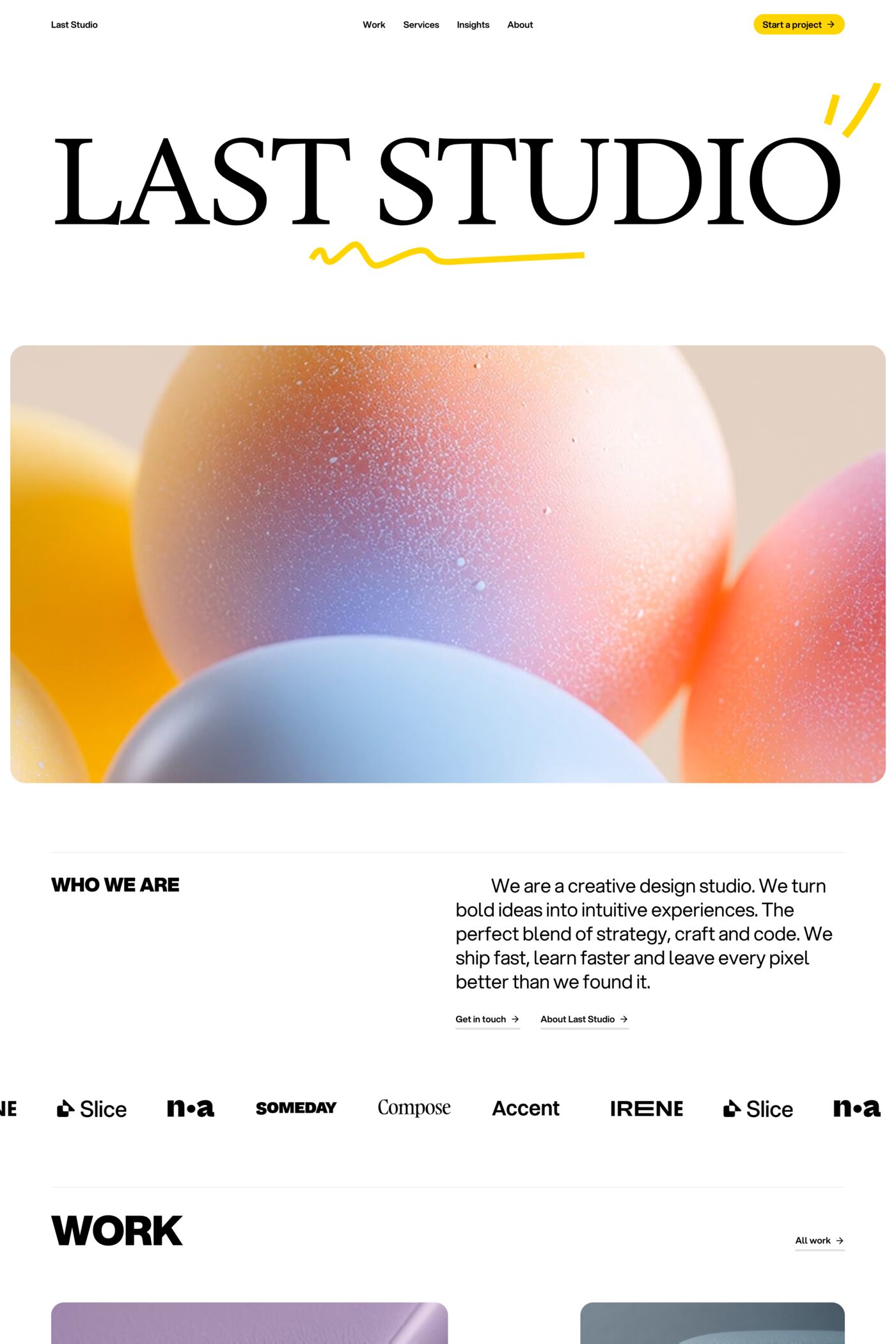 Last Studio template screenshot