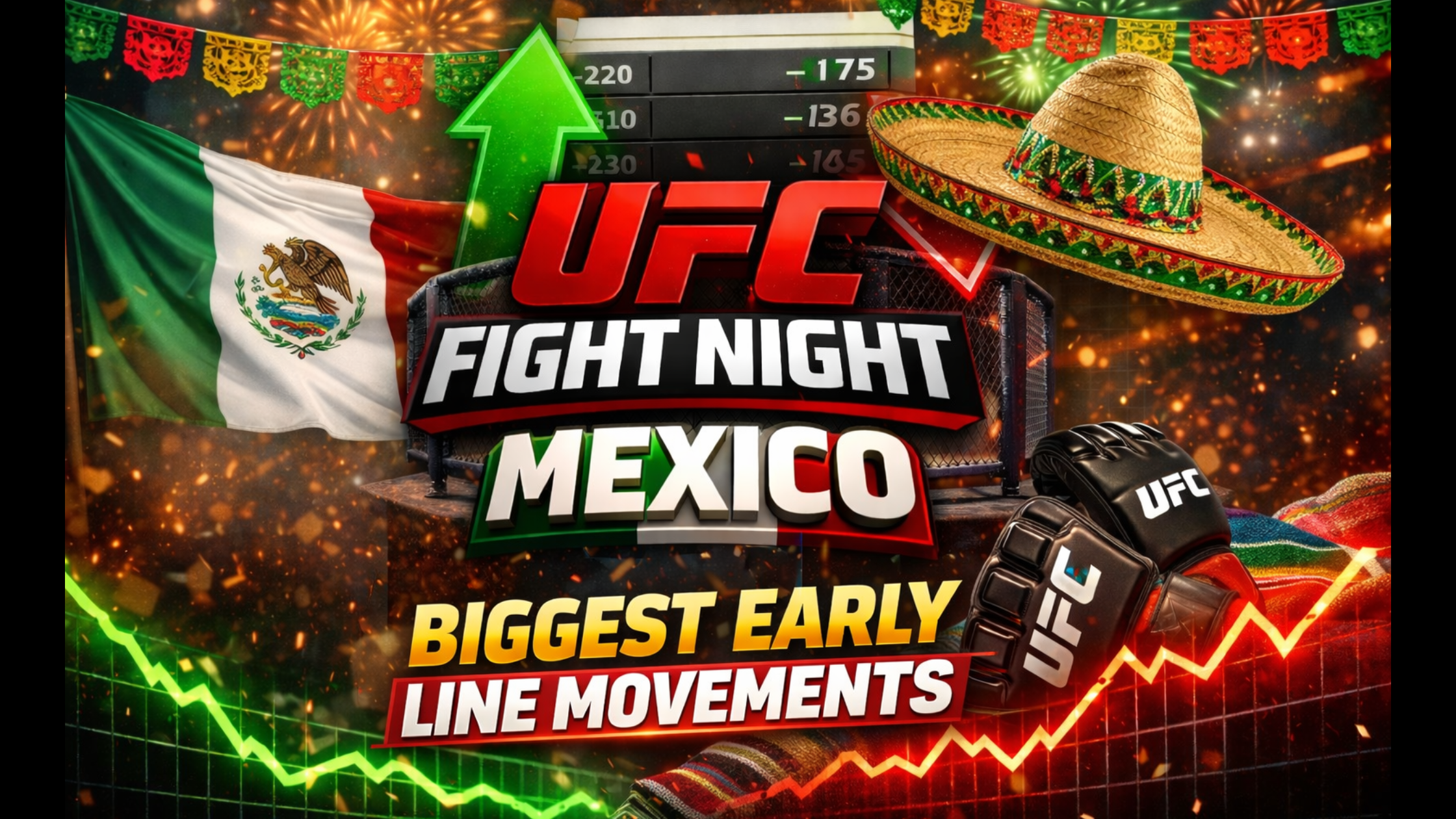 Early UFC Mexico Line Movements