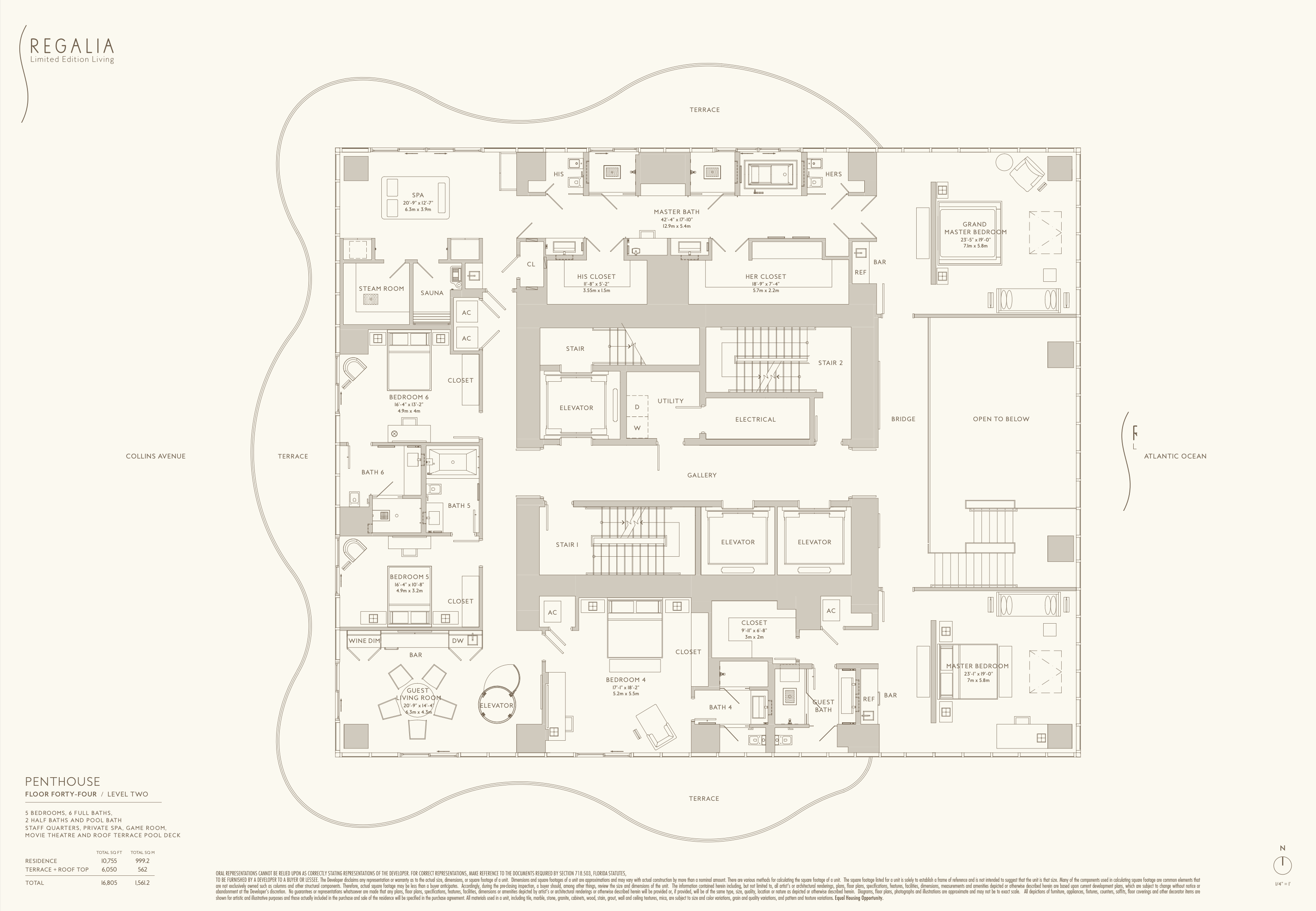 Real estate property located at 19575 Collins Ave #43, Sunny Isles Beach, Miami, FL