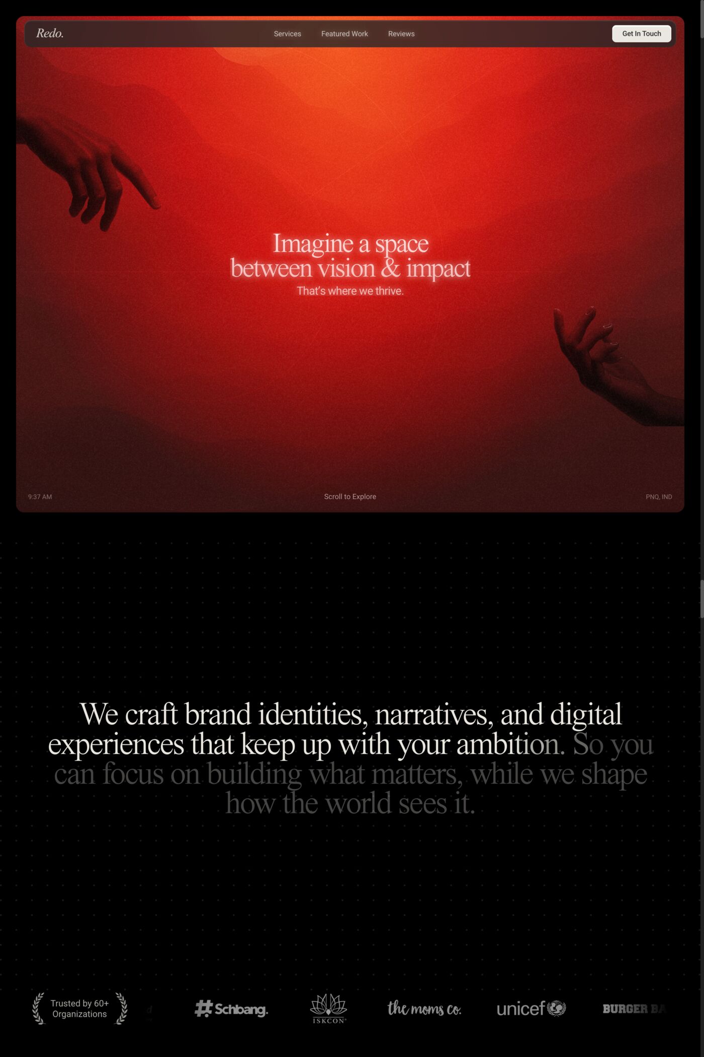 Redo Media website screenshot