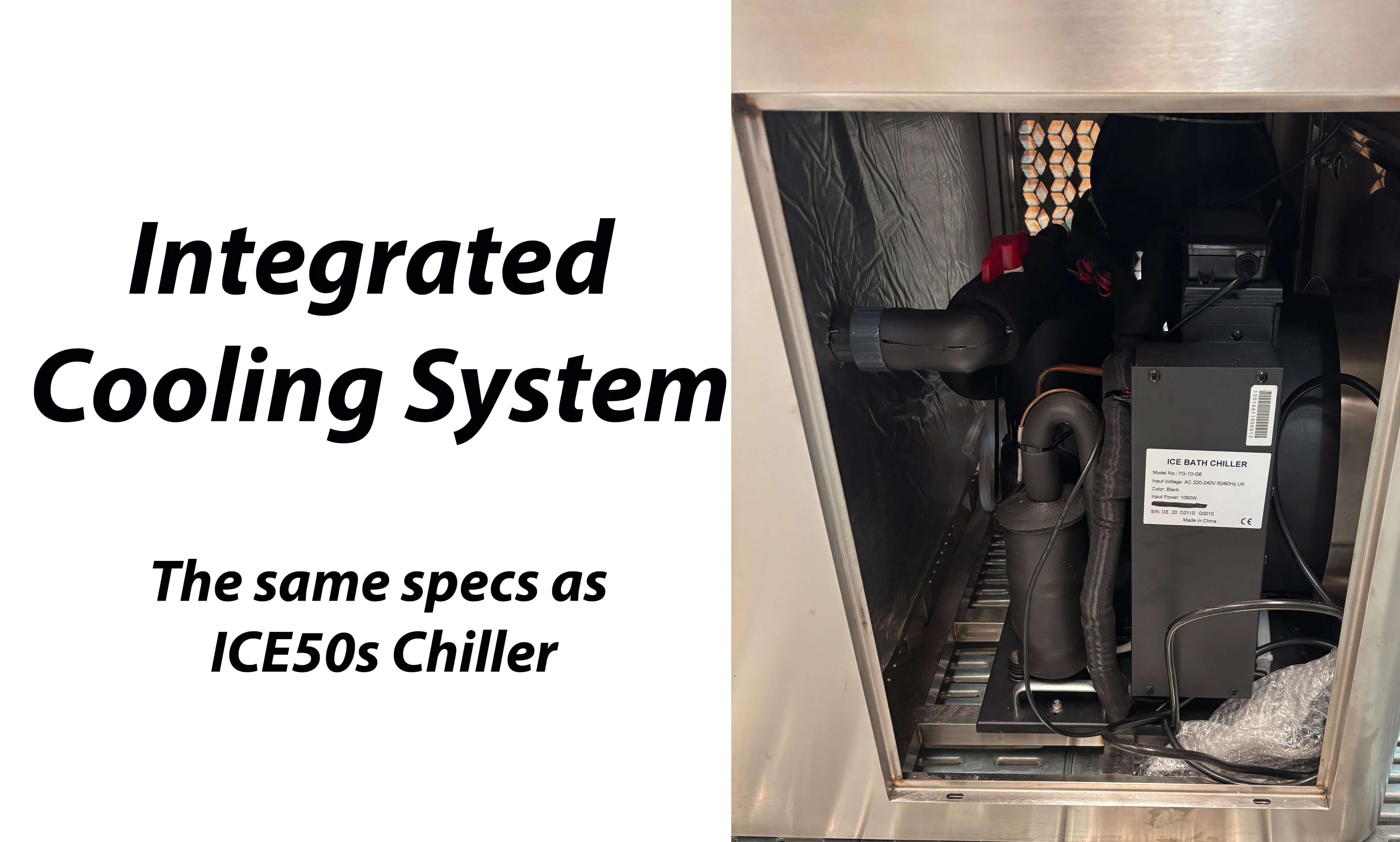 Integrated All in One Cyber Plunge Ice Bath with Chiller thumbnail 4
