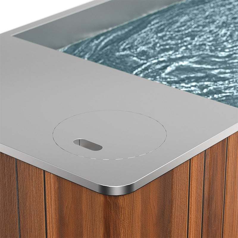 Red Cedar & Stainless Steel Ice Bath | 0-45C | Self-Icing + Heated Recovery thumbnail 9