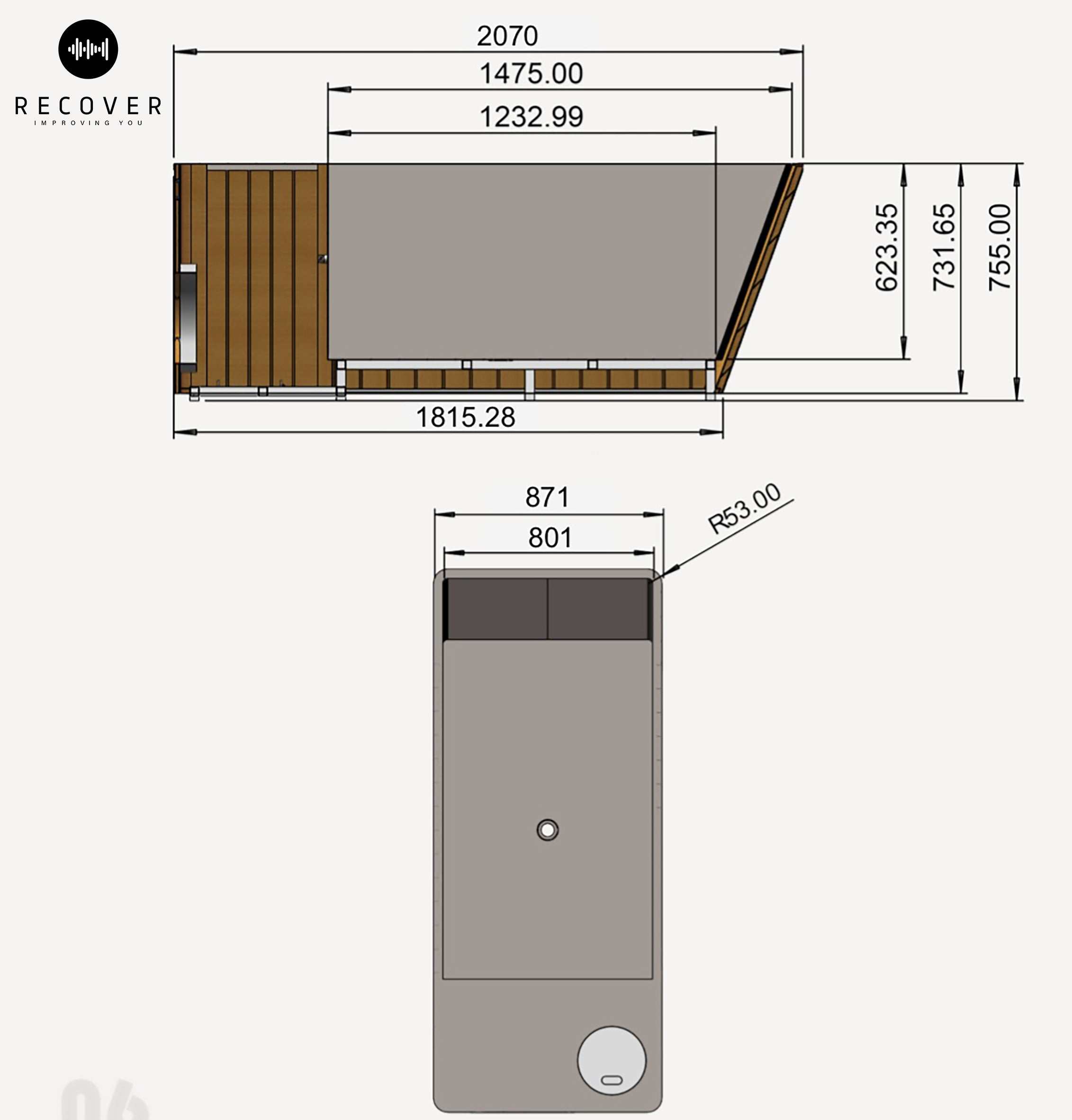 Red Cedar & Stainless Steel Ice Bath | 0-45C | Self-Icing + Heated Recovery thumbnail 17