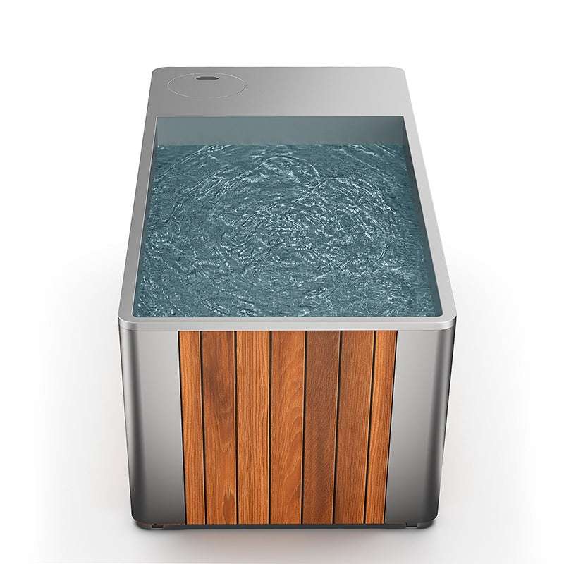 Red Cedar & Stainless Steel Ice Bath | 0-45C | Self-Icing + Heated Recovery thumbnail 7