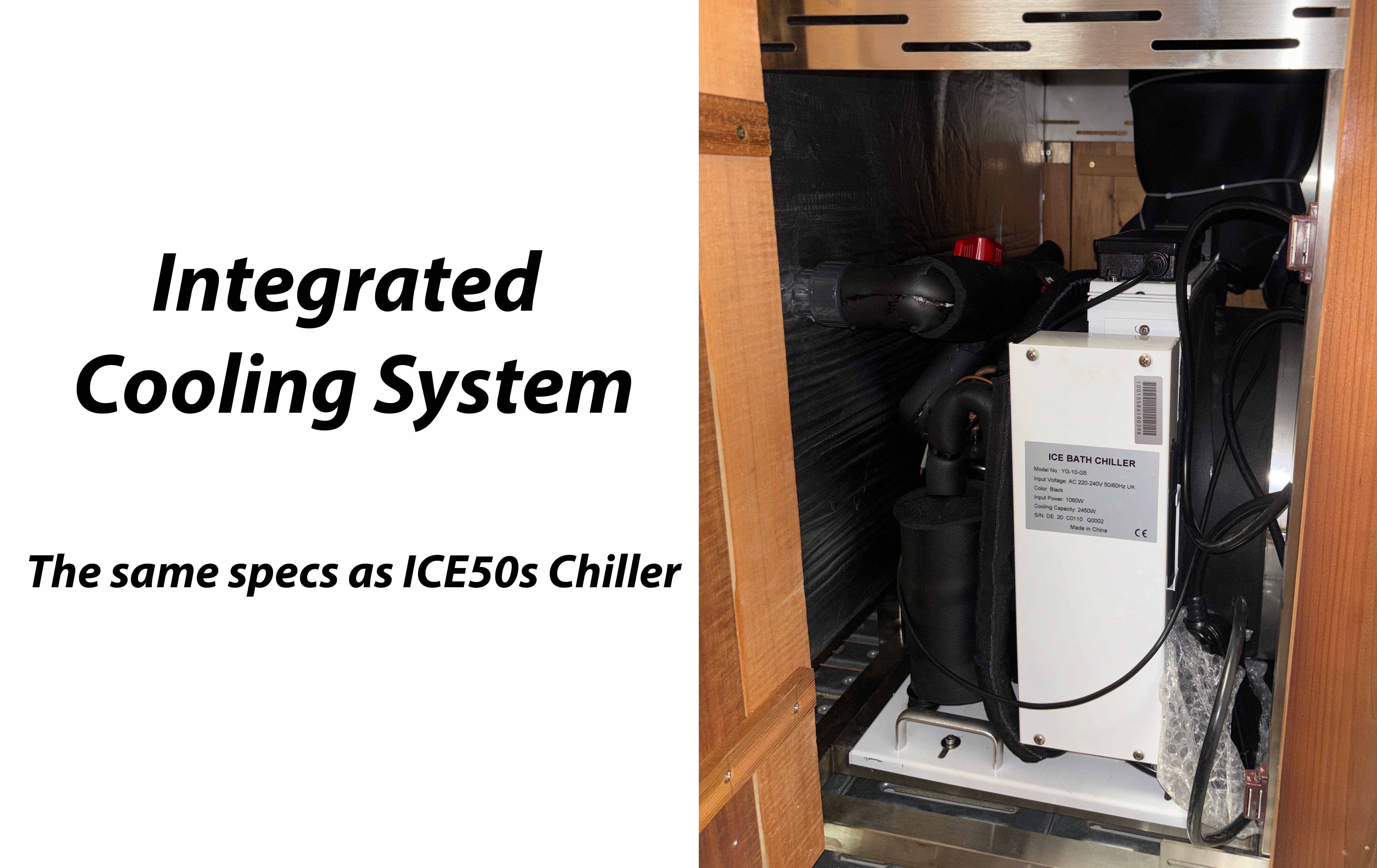 Integrated All in One Prestige Ice Bath with Chiller thumbnail 4